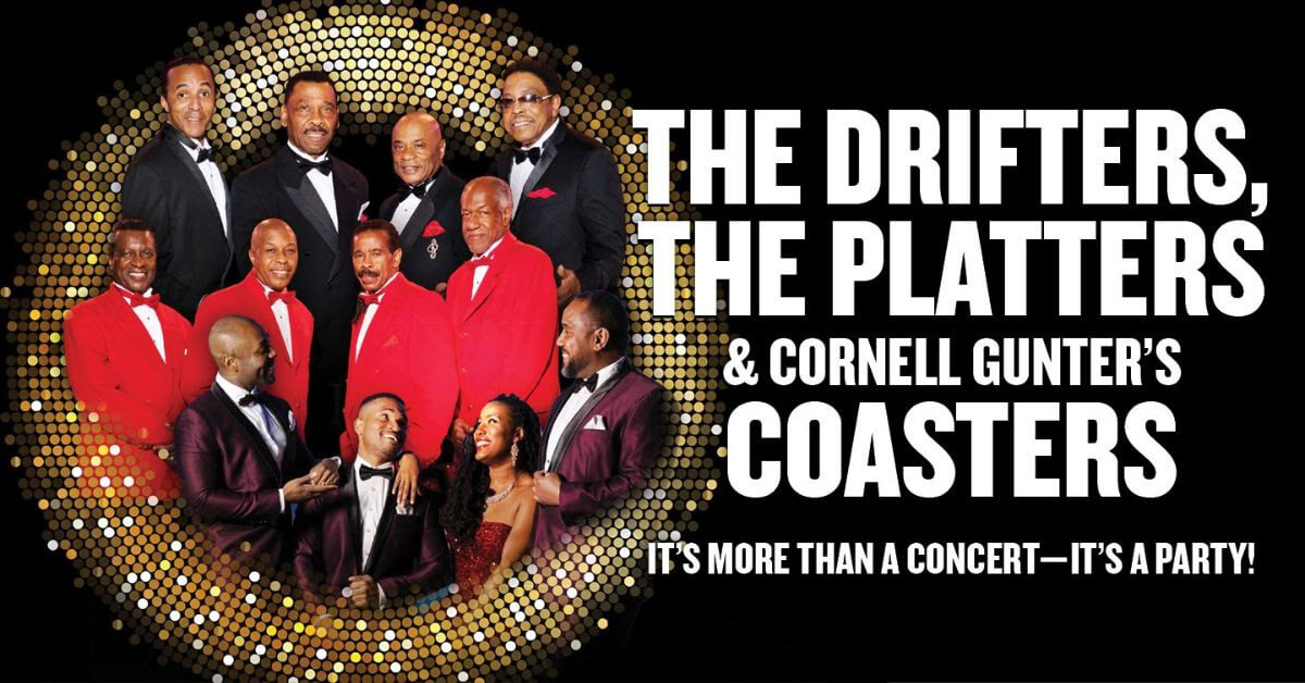 Cornell Gunter's Coasters The Drifters, The Platters & Cornell Gunter's Coasters Tour Poster 2025